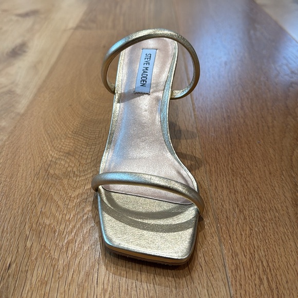Steve Madden Joy Slide. Worn once. Some wear on sole; in good condition. - Picture 2 of 7
